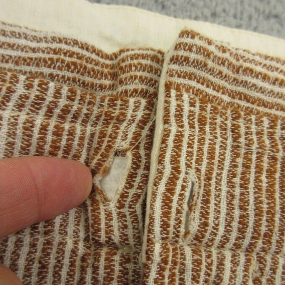 Free People Womens Trouser‎ Pants size 6 Striped Cotton Casual Boho Tapered - Picture 2 of 10